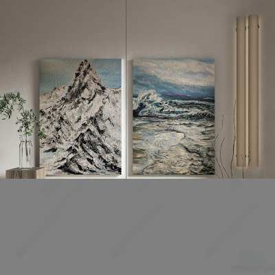 现代装饰组合画3D模型下载